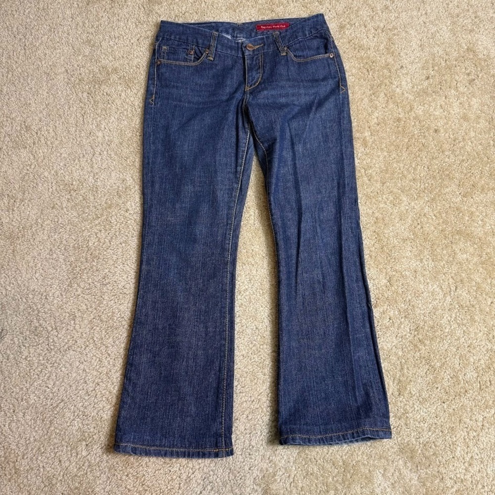 Seven7 Women's Bootcut Jeans Size 29 Mid-Rise Stretch Medium Wash Denim‎ Y2K